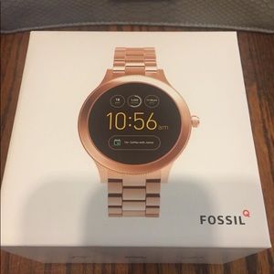 Fossil watch rose gold